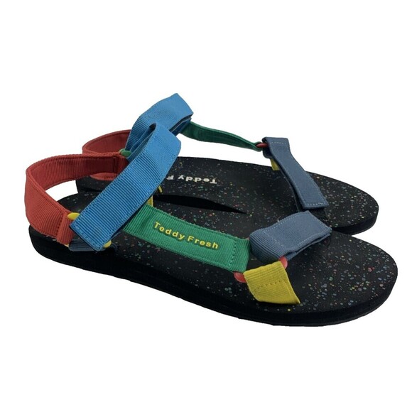 BOGO Teddy Fresh Combat Ready Warrior Sandal Multicolored Adjustable Strap M 11 - Picture 1 of 11